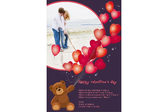 Love & Romantic templates photo templates Happy Valentines Day-18